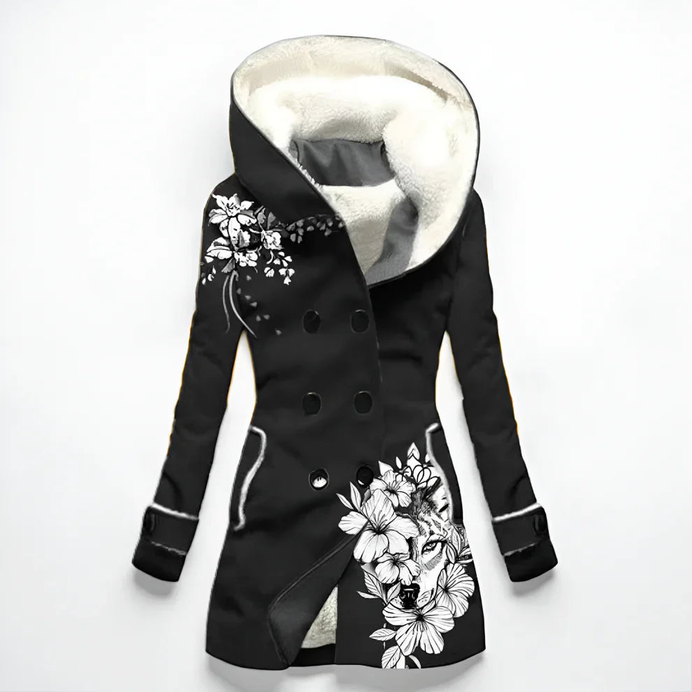 Women's double-breasted winter coat – women