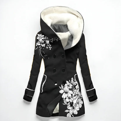 Women's double-breasted winter coat – women