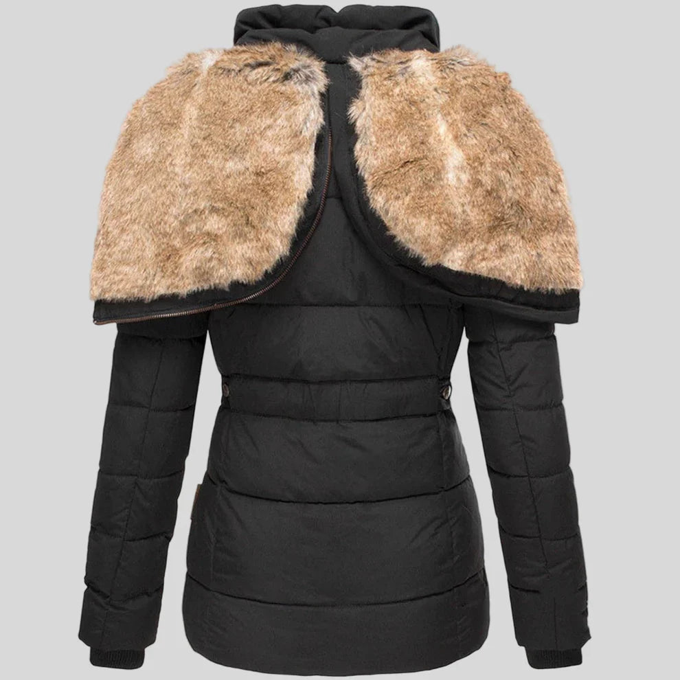 Women’s slim-fit hooded puffer jacket – women