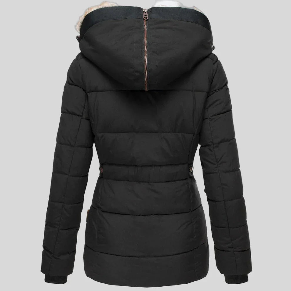 Women’s slim-fit hooded puffer jacket – women
