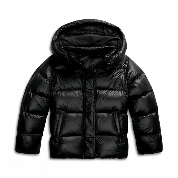 Women’s winter puffer jacket ultralight with hood – women