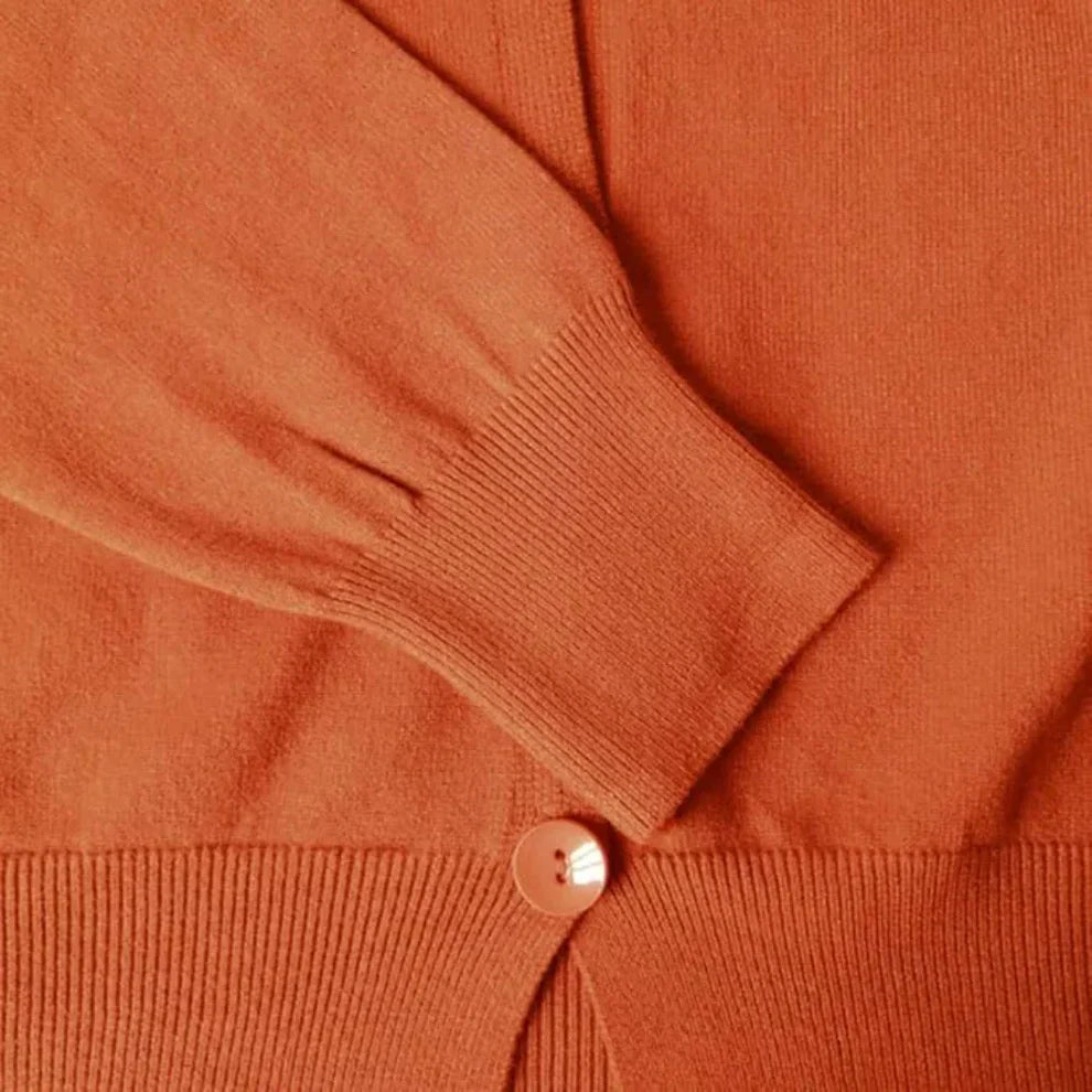 Women’s oversized knit cardigan with buttons – women