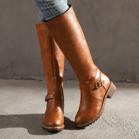 Women’s elegant leather boots – women
