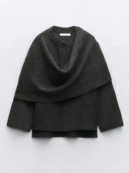 Ella cape jacket – sophisticated layering look