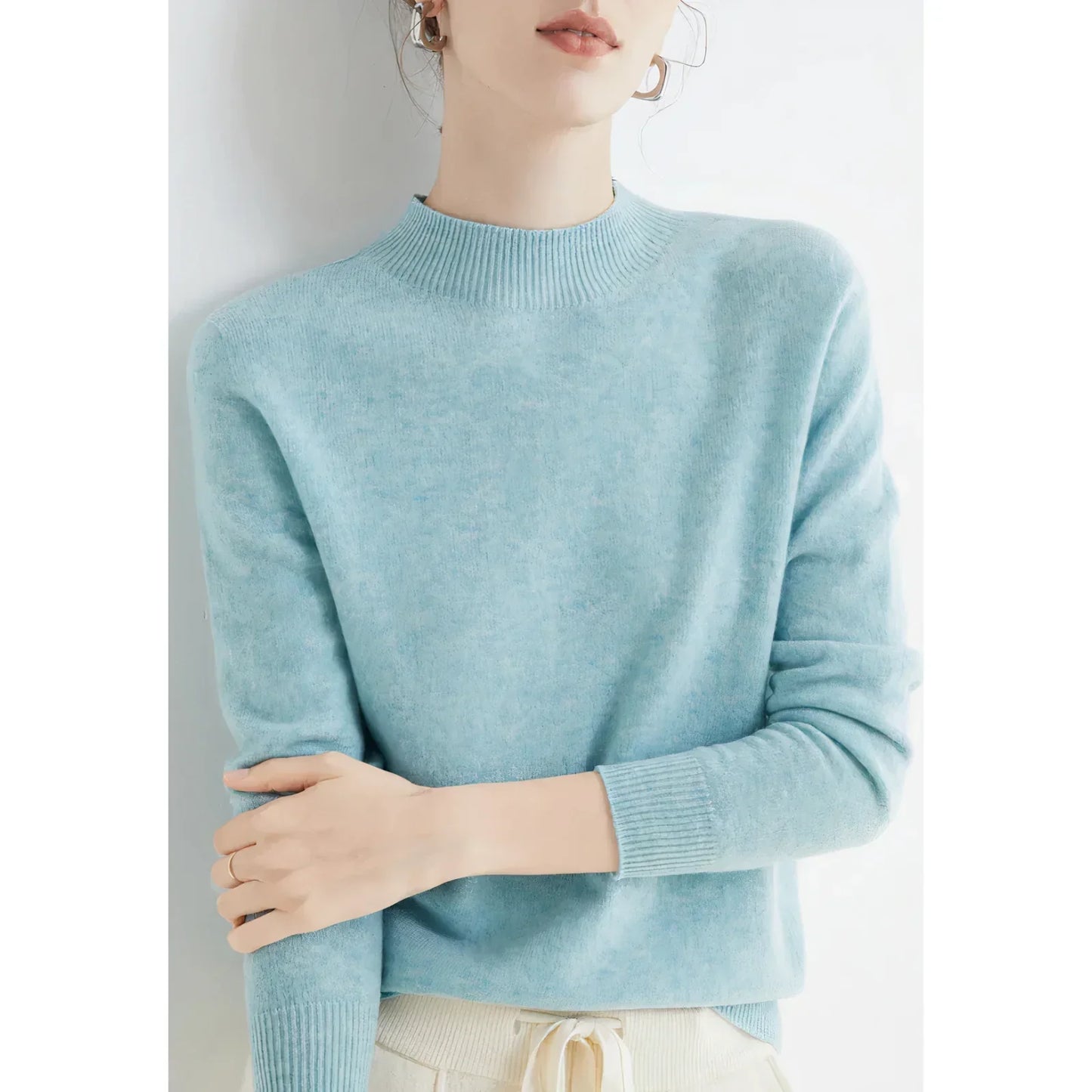 Cashmere knit sweater - yelena