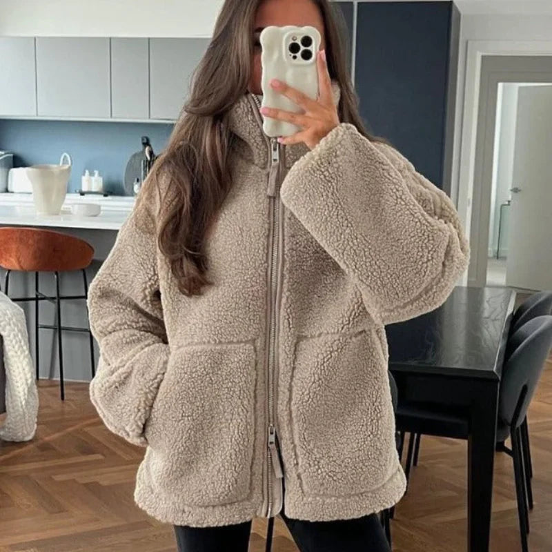 Ninna women's plush jacket
