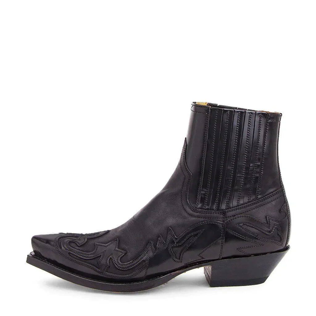 Men’s ankle western slip-on boots – men