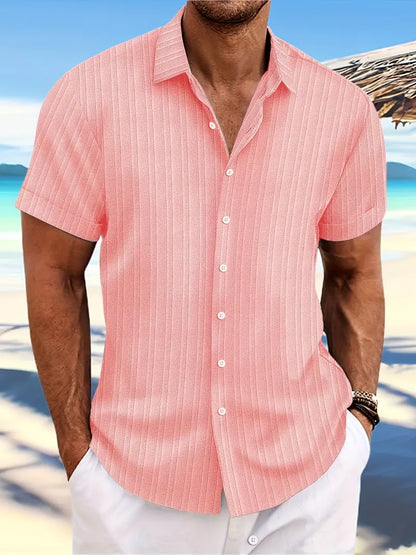 Benjamin – casual shirt with a loose striped pattern