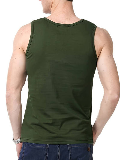 Charles – solid tank top with a crew neck