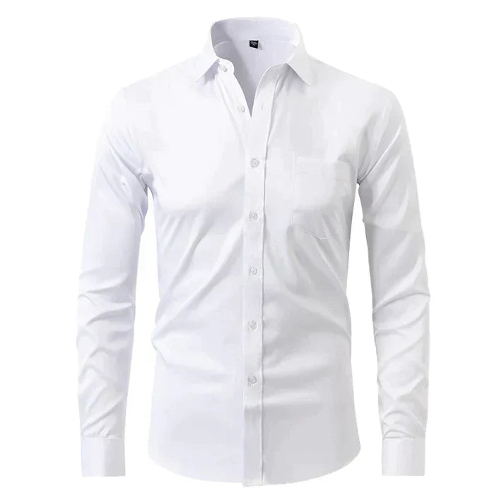 Braony classic men's long-sleeved shirt – modern slim fit