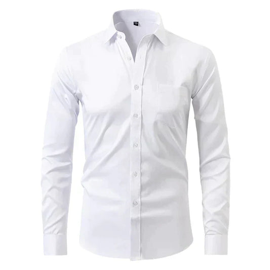 Braony classic men's long-sleeved shirt – modern slim fit