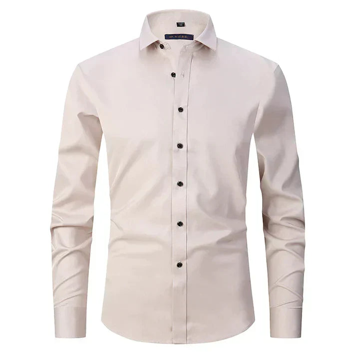Braony classic men's long-sleeved shirt – modern slim fit