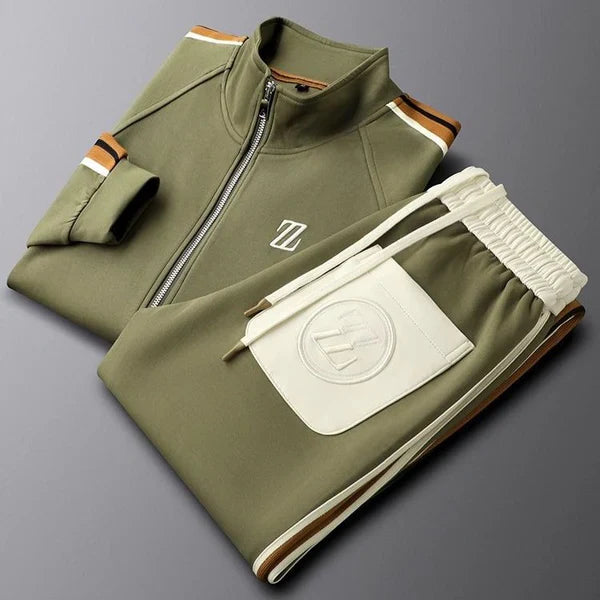Men's 2-piece striped sports set – men