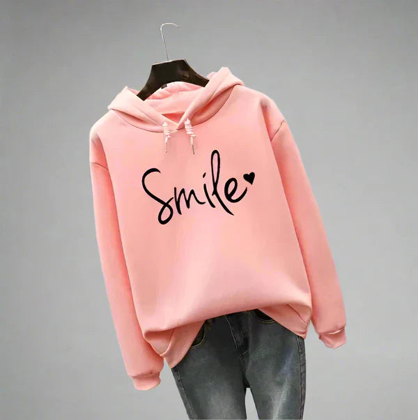 Women’s oversized hoodie with slogan – women