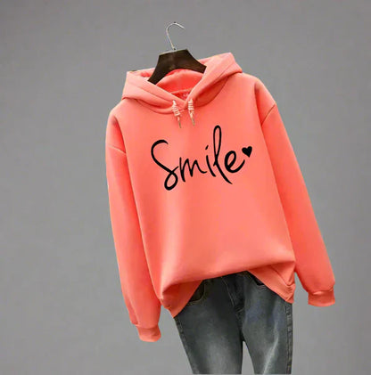 Women’s oversized hoodie with slogan – women