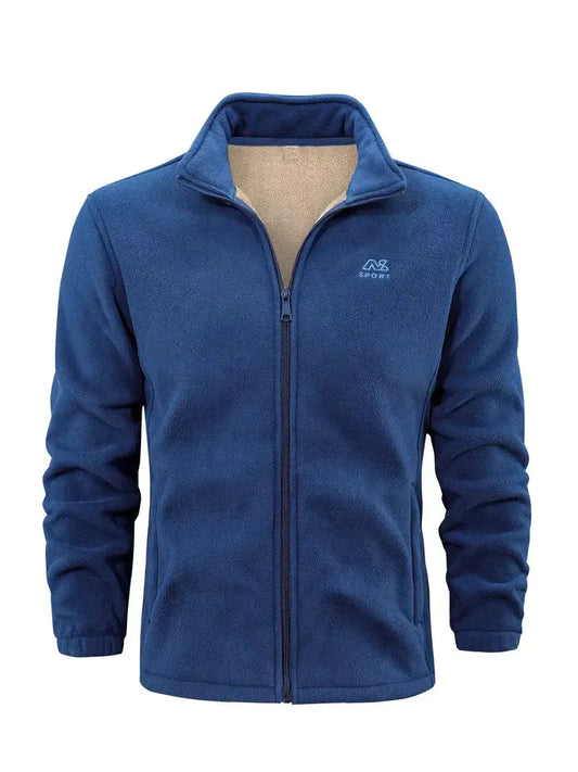 Lined fleece jacket for men – warm and functional