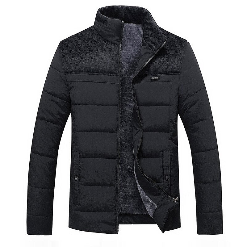 Men's stand-up collar down jacket for winter – lightweight and warm