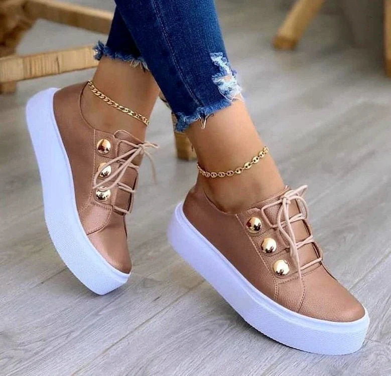 Women's summer shoes with platform sole, lightweight and comfortable