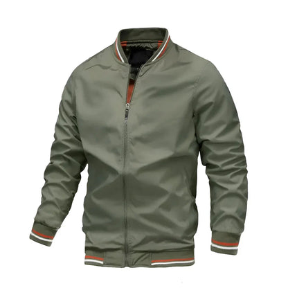Men’s lightweight bomber jacket casual zip-up – men