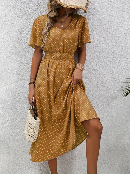 Leah – very casual short sleeve dress