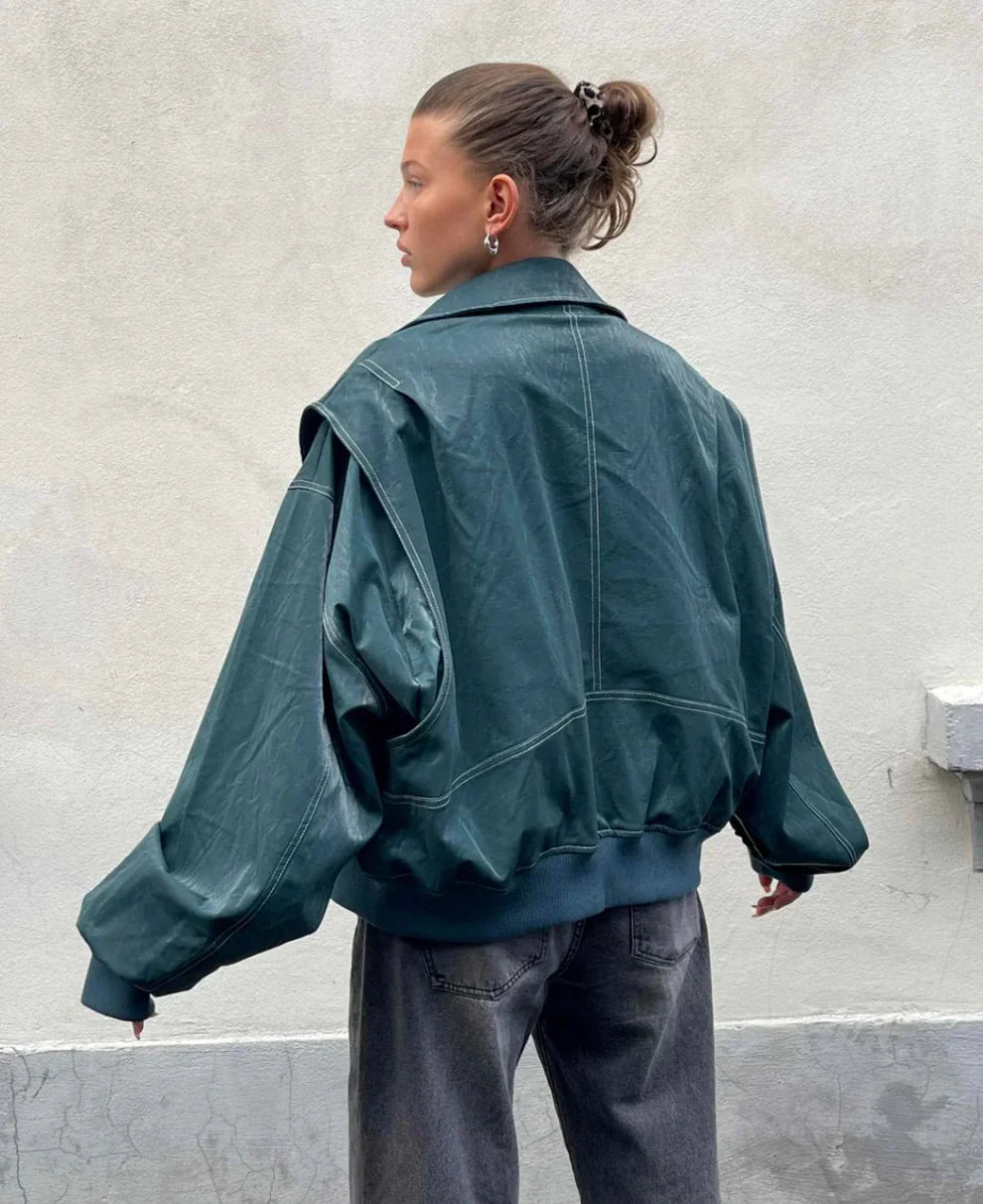 Lucia oversized bomber jacket – women