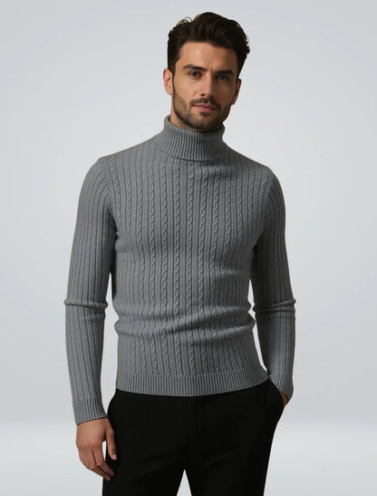 Christoph stylish turtleneck sweater – men