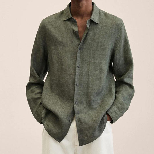 Elegant men's linen shirt - lightness meets versatility