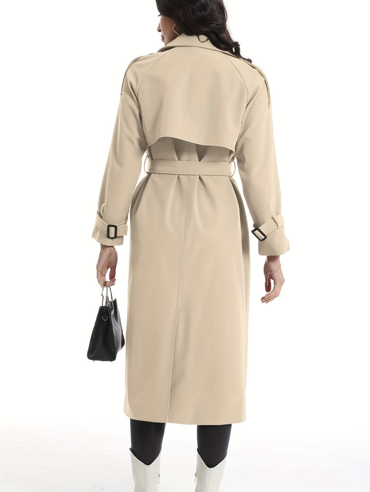 MILA | Long Double-Sided Trench Coat with Belt