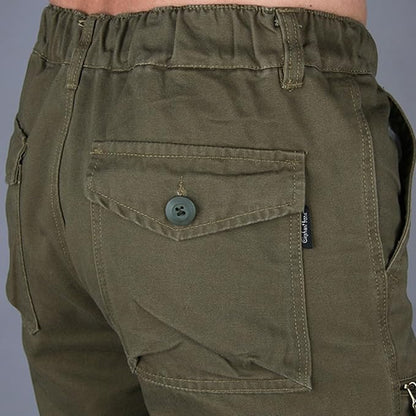 Men’s casual cargo pants with multiple pockets – men
