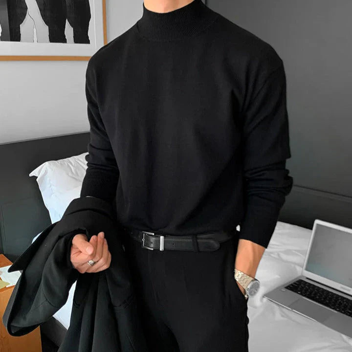 Men’s slim-fit longsleeve knit jumper – men