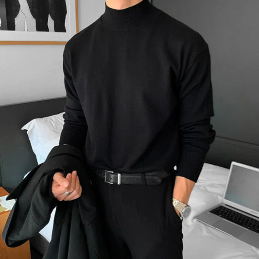 Men’s slim-fit longsleeve knit jumper – men