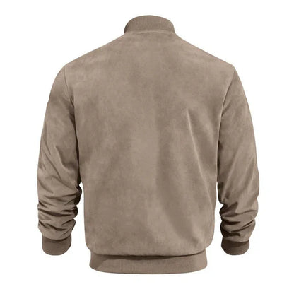 Men’s suede bomber jacket lightweight – men