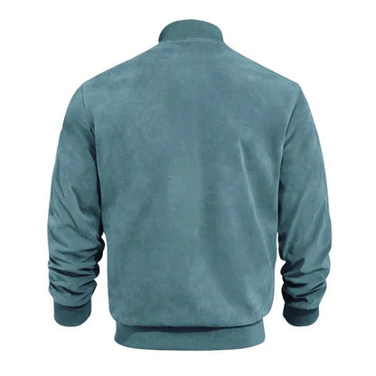 Men’s suede bomber jacket lightweight – men