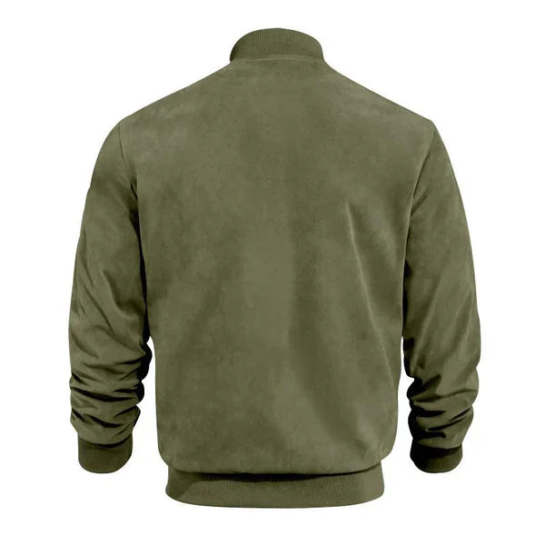 Men’s suede bomber jacket lightweight – men
