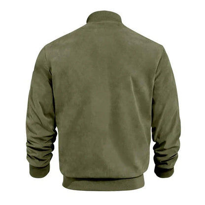 Men’s suede bomber jacket lightweight – men