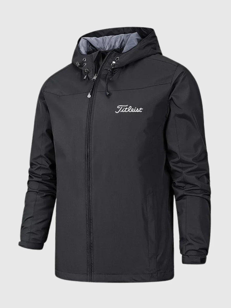 Men's outdoor jacket with zipper – sporty transitional look