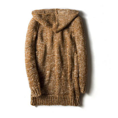 Declan Hooded Knit Cardigan