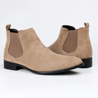 Classic pointed slip-on boots – men