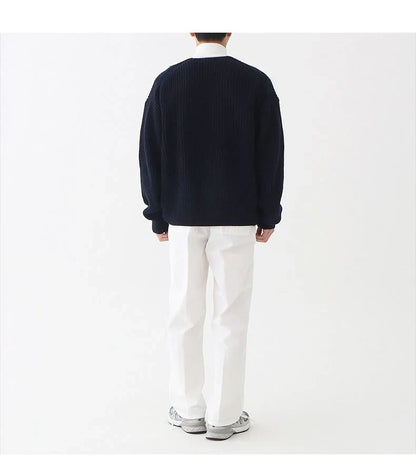 Men’s zip knit cardigan with front pockets – men