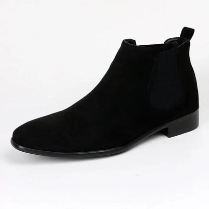 Classic pointed slip-on boots – men