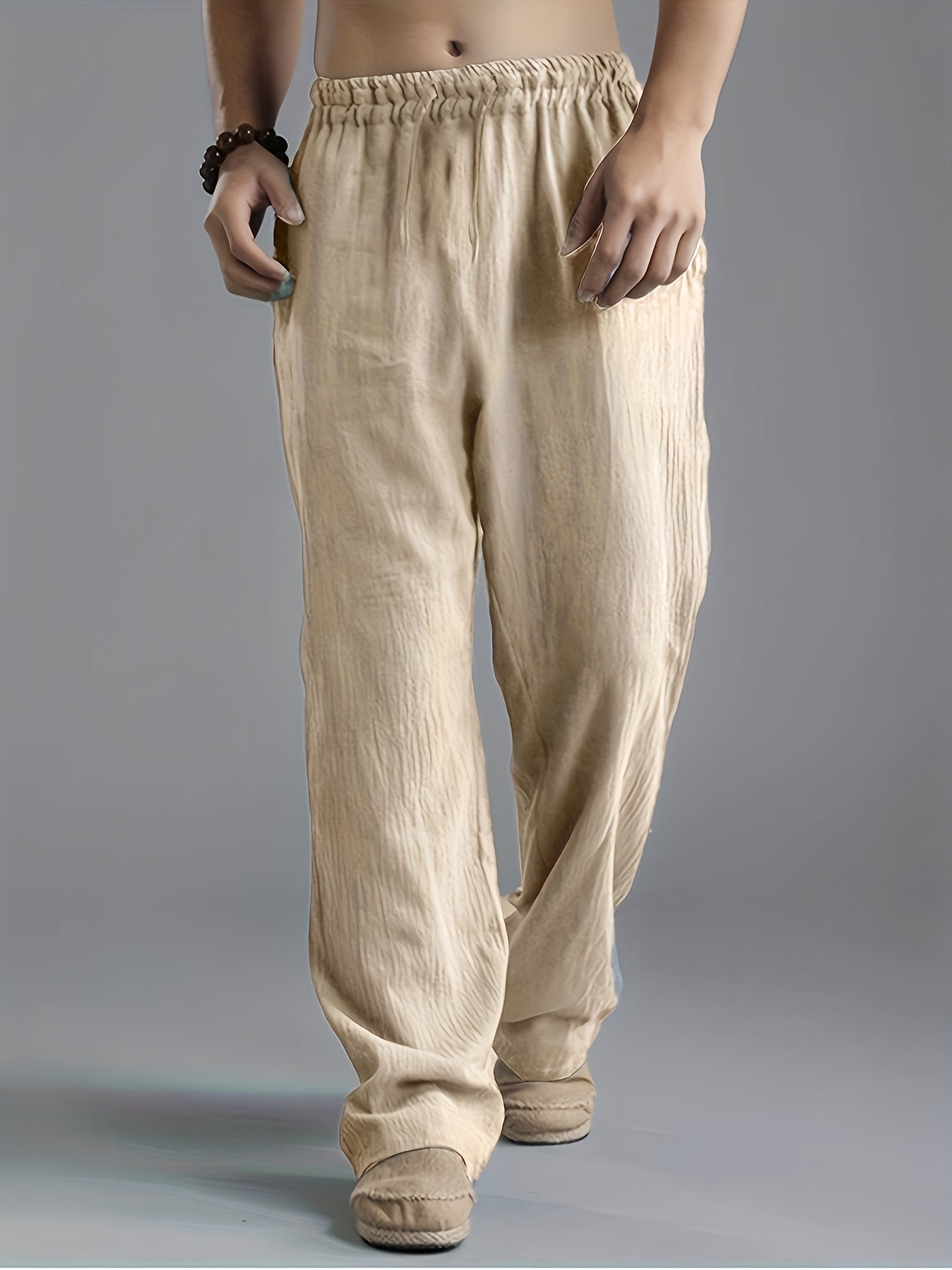 Linen trousers for men