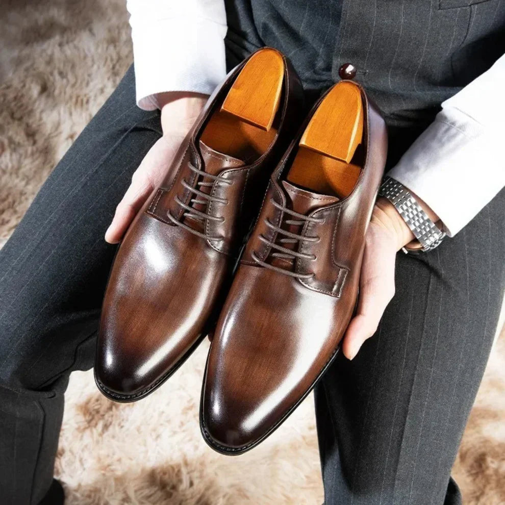 Men’s leather oxford dress shoes formal – men