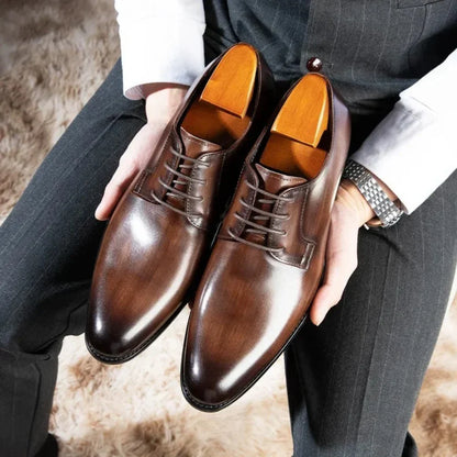 Men’s leather oxford dress shoes formal – men