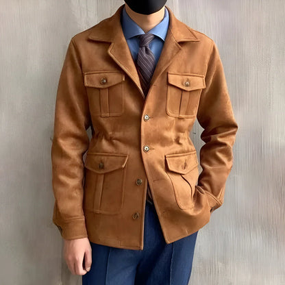 Men’s casual field jacket safari – men