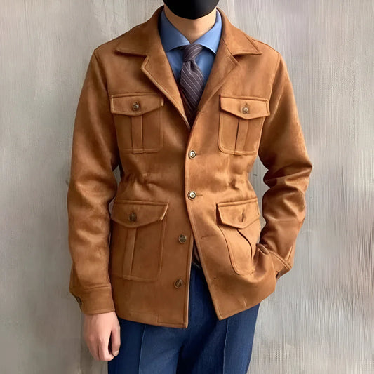 Men’s casual field jacket safari – men