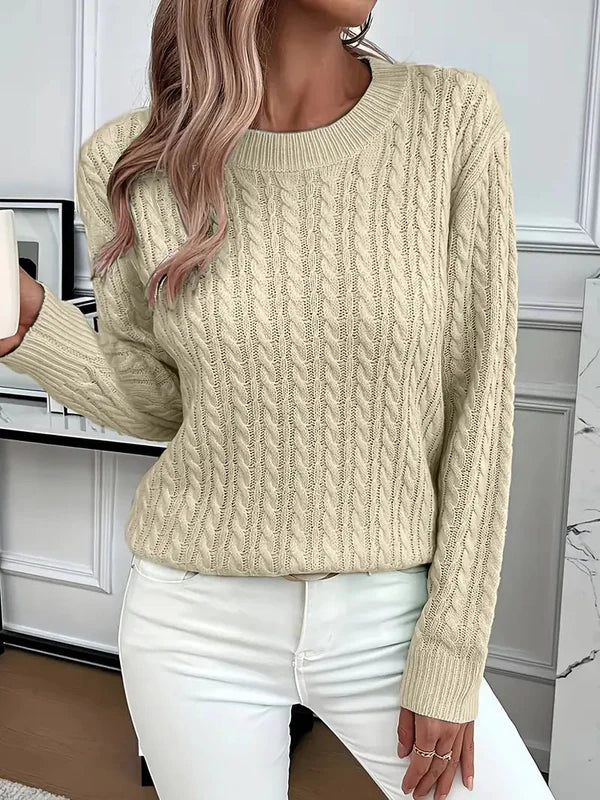 Elvira – cozy fall sweater made from soft knit fabric
