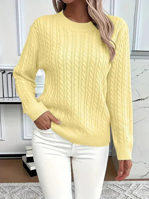 Elvira – cozy fall sweater made from soft knit fabric