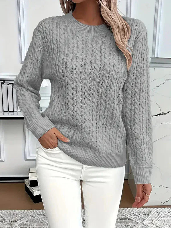 Elvira – cozy fall sweater made from soft knit fabric