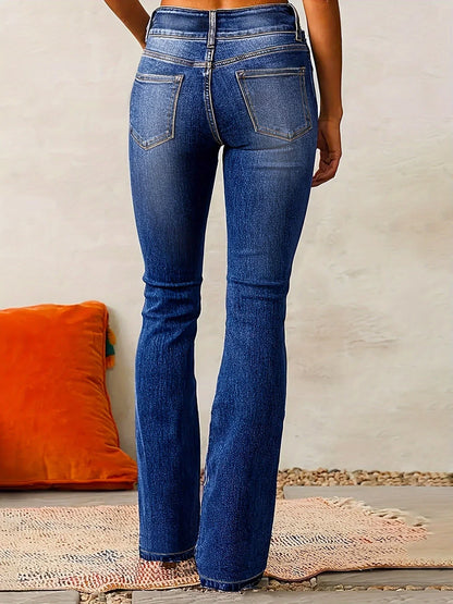 Aya | high-waisted flared jeans