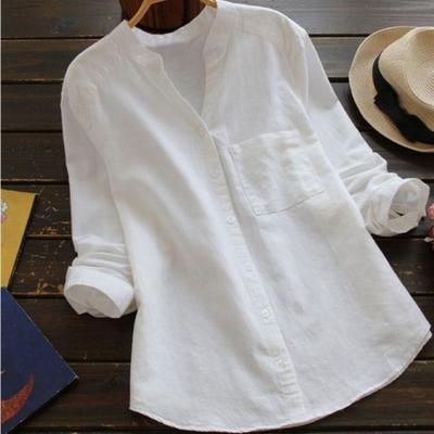 Olivia - Casual Linen-Cotton Blouse